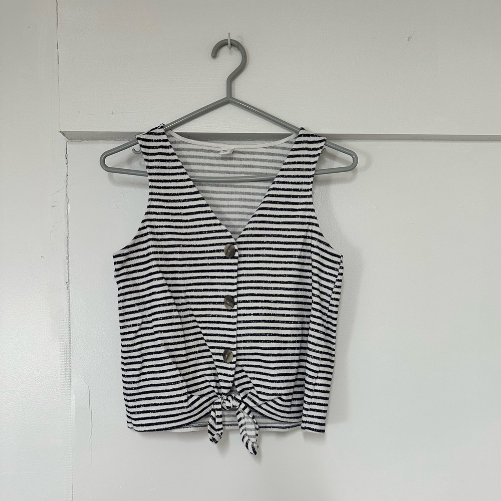 Old Navy Striped Sleeveless Top